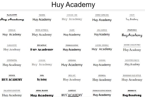 Website cho phép xem trước font chữ được cài trong máy tính