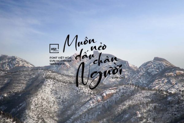 Font việt hóa SVN-Hottroof Semhesta