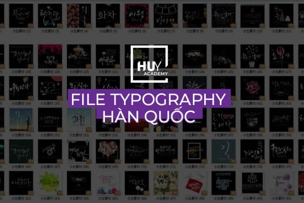 File typography hàn quốc