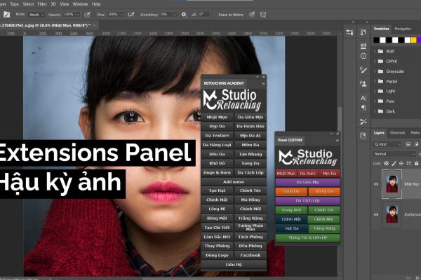 Extensions Panel Hậu kỳ ảnh miễn phí