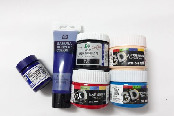 Học vẽ màu Acrylic cần chuẩn bị những gì