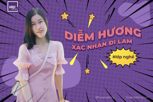 Diễm Hương – Cô học viên nhỏ của lớp thiết kế đồ họa