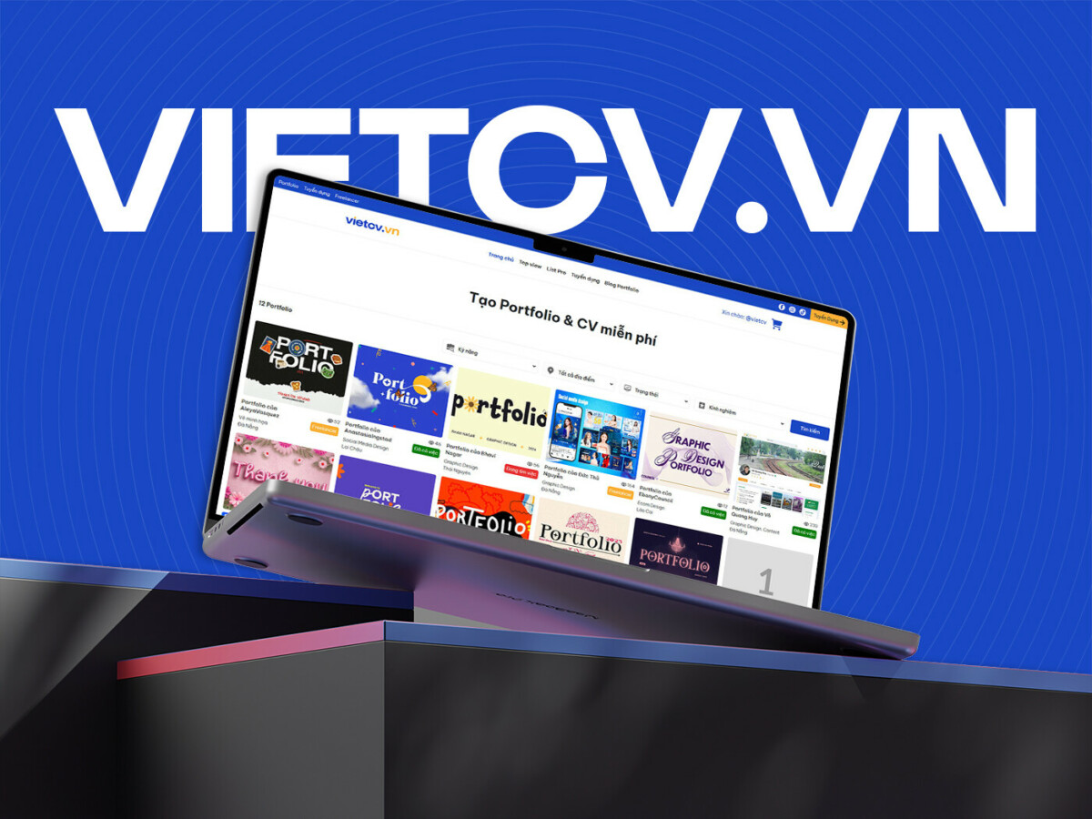 Website mới tạo Portfolio – CV miễn phí cho Designer